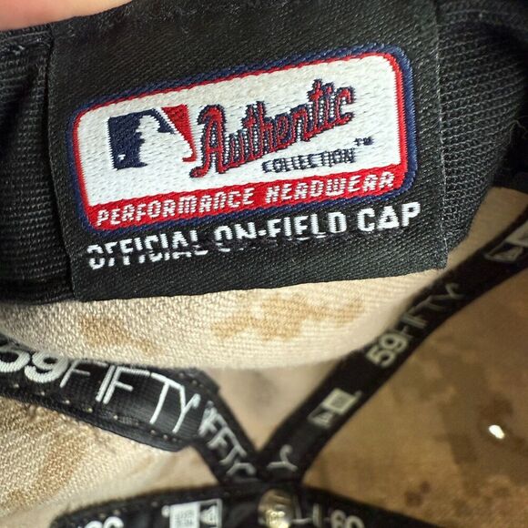 San Francisco Giants MLB New Era 59Fifty On-Field Baseball Cap Hat Desert Camo - Picture 5 of 7